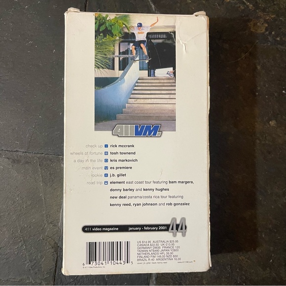 Vintage 411vm Issue #44 VHS 411 Video Magazine January/February 2001 Bam Margera - Picture 2 of 4